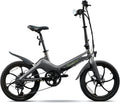 SachsenRAD Vélo, pliable, 20 Pouces, 100km, 19kg, éclairage LED