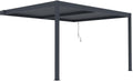 Tonnelle, 390 × 300 × 218 cm, Pergola adossée en Aluminium Windsor, Habitat et Jardin, 276 × 366 cm, 0, 1 cm, 0, 04 cm, 3 × 4 m, 50kg
