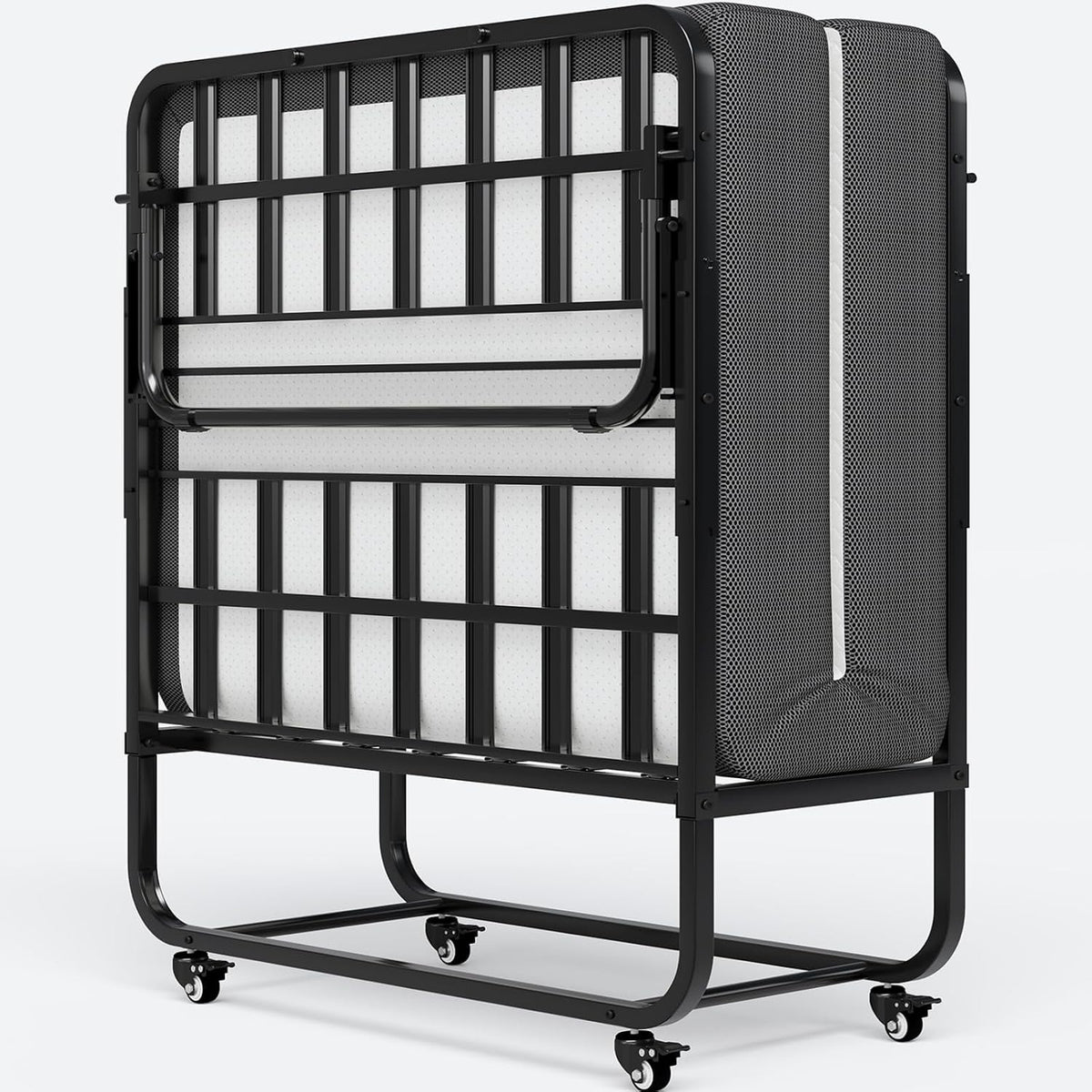 Lit Brinlawb 90x200cm, pliable, 13 cm, 90 × 200cm, 250KG, 90CM, 35CM, 116CM, Poids supporté 250KG