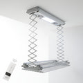 Étendoir à linge rotatif, télécommande, 160 cm, foxydry, 180 cm, 40 cm, 150 cm, éclairage LED, étendoir à Linge électrique, Plafond