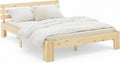 Cadre de lit Homestyle4u 120x200, 120 × 200 cm, 124 × 30 × 204 cm, 124 × 210 cm, 66 cm, 67 cm, 30 cm, 18 cm, 20 mm, 2192