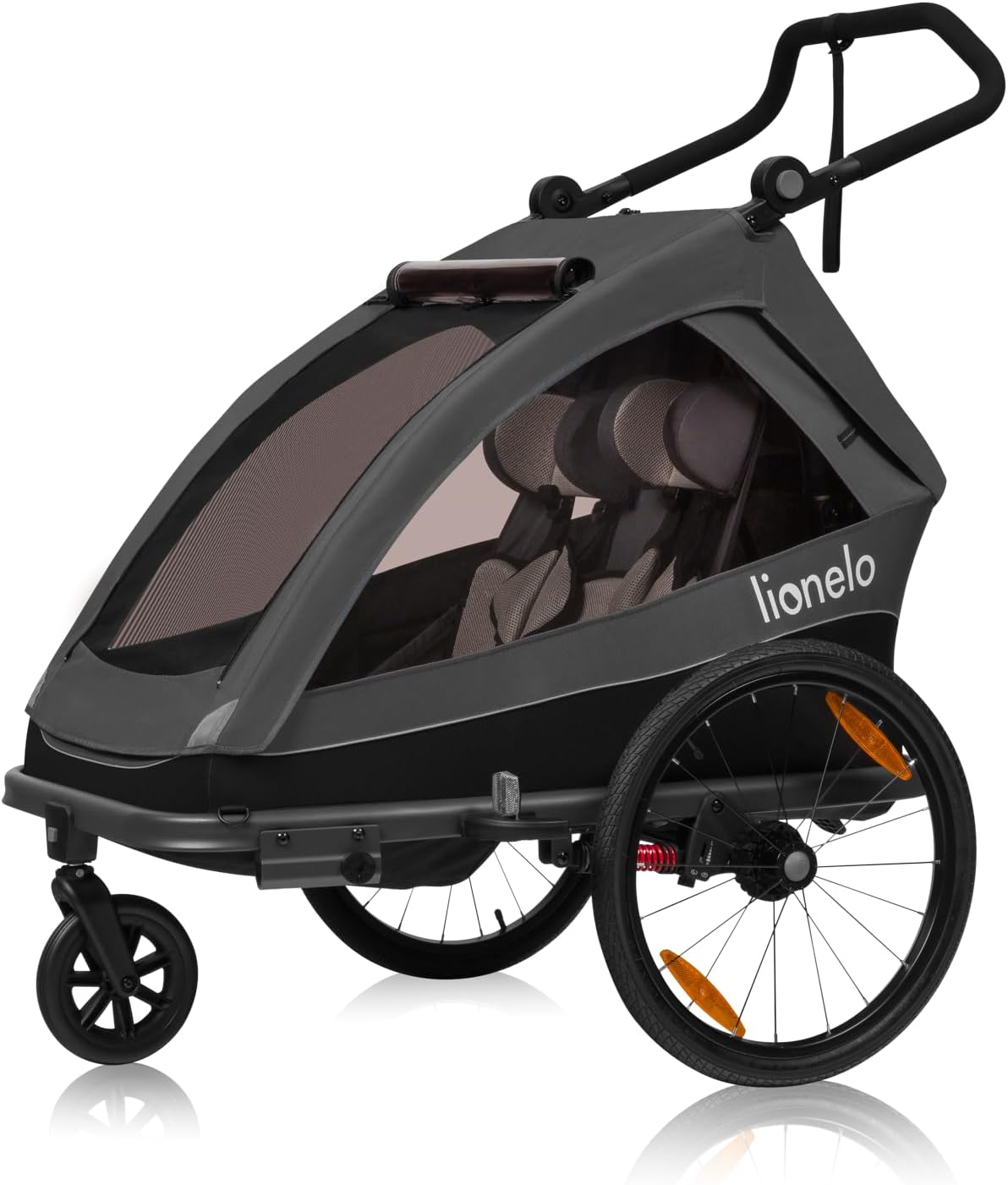 lionelo Vélo, 116, 5 cm, 49 cm, 19 cm, Suspension, Grandes Roues, auvent étanche