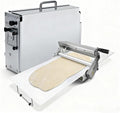 Machine à pâtes manuelles Mcamgiczin Type300, acier inoxydable, Laminoir Manuel 30, 5 cm/39, 4 cm à épaisseur réglable, 2 laminoirs pour Pizzas