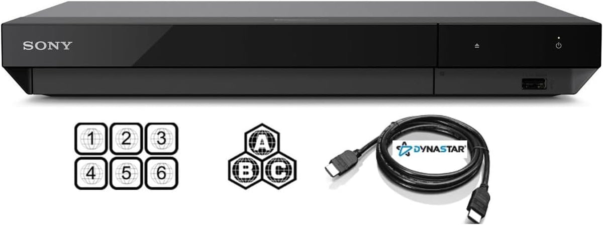 DYNASTAR Lecteur Blu-ray, UBP-X700, télécommande, 4K UHD, 3D Multi Region Code Free