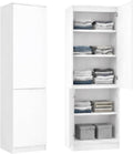 50 cm, Armoire 2 Portes avec 5, Home Collective, 5 étagères