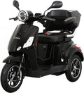 ride66 Trottinette électriques, éclairage LED, RC50, 1000W, 60V, 20Ah, Autonomie 50 km, pliable, réglable, Noir, Tricycle Électrique