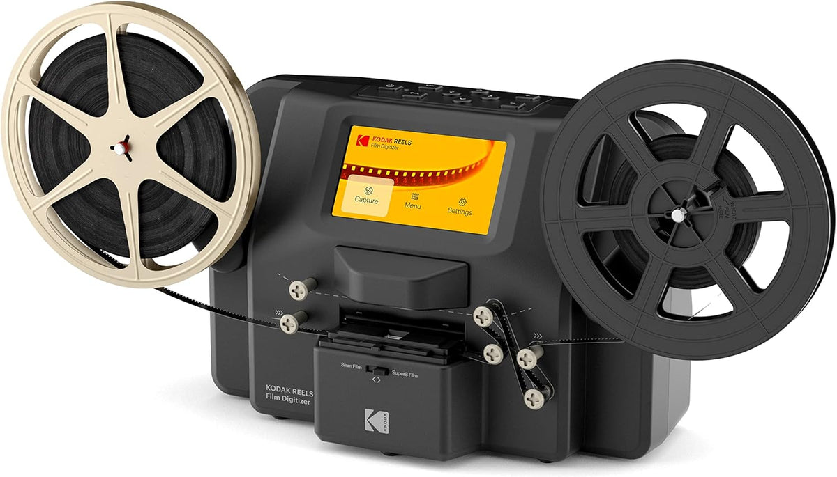 Convertisseur vidéo, REELS & Super 8 Films Digitizer Converter avec écran 5', 8 mm, KODAK, portable