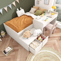 Lit YEHTOKHOME 90x200cm, 90 × 200cm, sans Matelas, 2 tiroirs