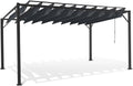 IDMarket Voile d'ombrage, 3 × 4 M, réglable, 3 × 4M