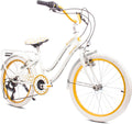 sun baby VTC, 24 Pouces, réglable, 20 POUCES, 6 VITESSES, Heart Bike Vélo Enfant Fille 20/24 Pouces 6-12 Ans