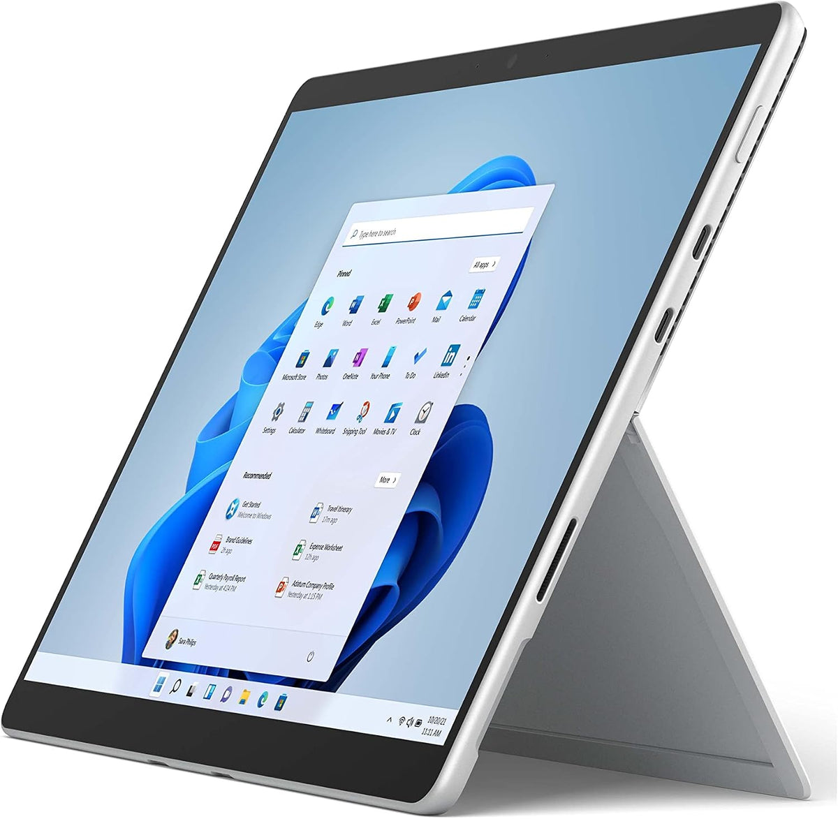 Ordinateur portable, 13 pouces, Wi-Fi, Amazon Renewed, 120 Hz, 3, 5mm, Microsoft Surface Pro 8 2021, commande tactile, Platine