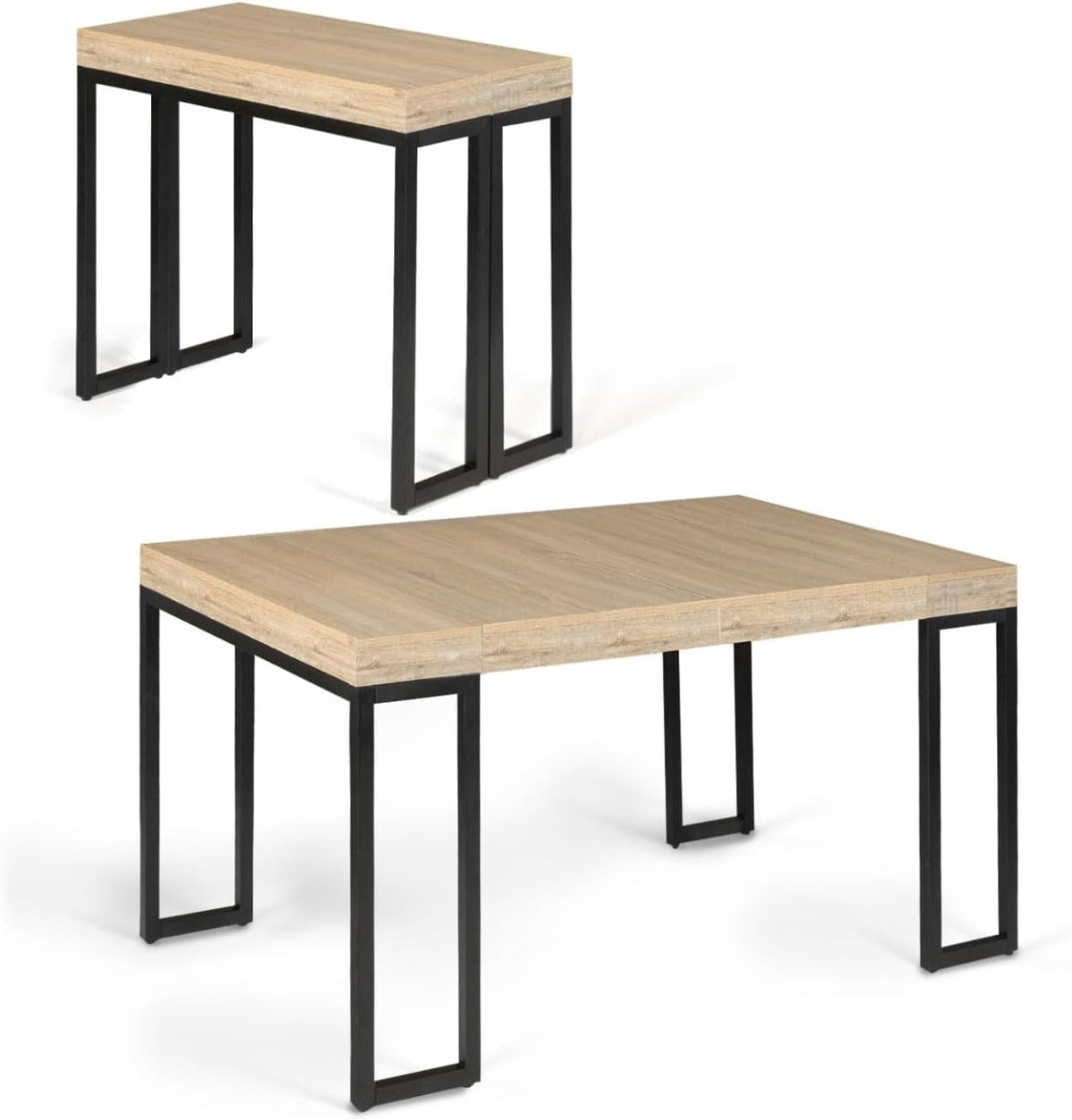 Console, 140 cm, IDMarket, 140 × 90 cm, 90 × 45 cm, 3 × 3 cm, 47 cm, 75 cm, 1, 5 cm