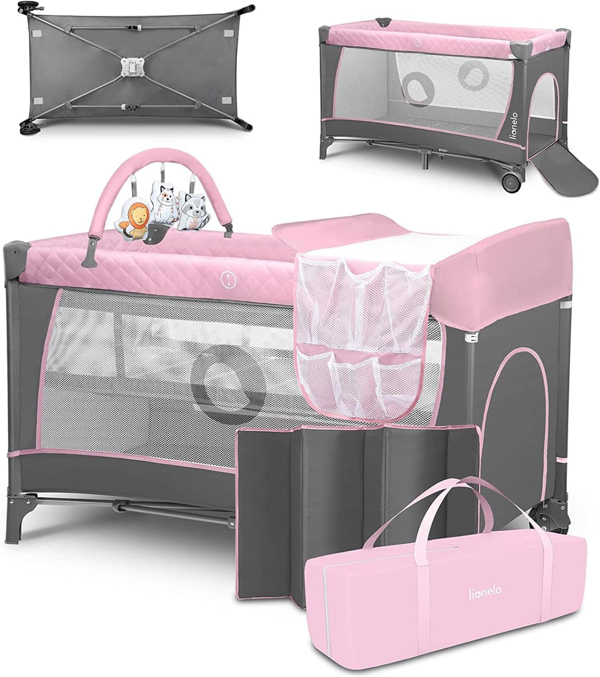 Lit, lionelo, Jusqu'à 15 kg, portable, 15 kg