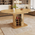 Table, 158 × 118 × 76 cm, réglable, Sweiko, 3 cm, Plateau Épais