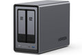 UGREEN Serveur, DXP2800 NAS de Bureau 2 Baies, 3, 5 pouces, DXP2800 N100, Intel N100 quadricœur, 2 * M.2 NVMe, portable