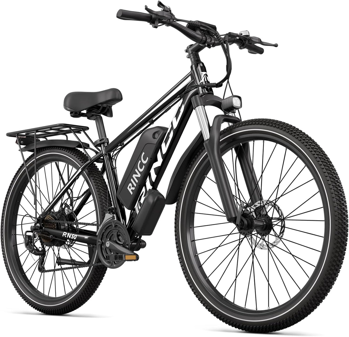 VTT, Vélo électrique Adulte 48V 15Ah Batterie avec 21 Vitesses avec Écran LCD, Cadre en Alliage d'aluminium, RINCC, 250 W, 720 Wh, 15 Ah