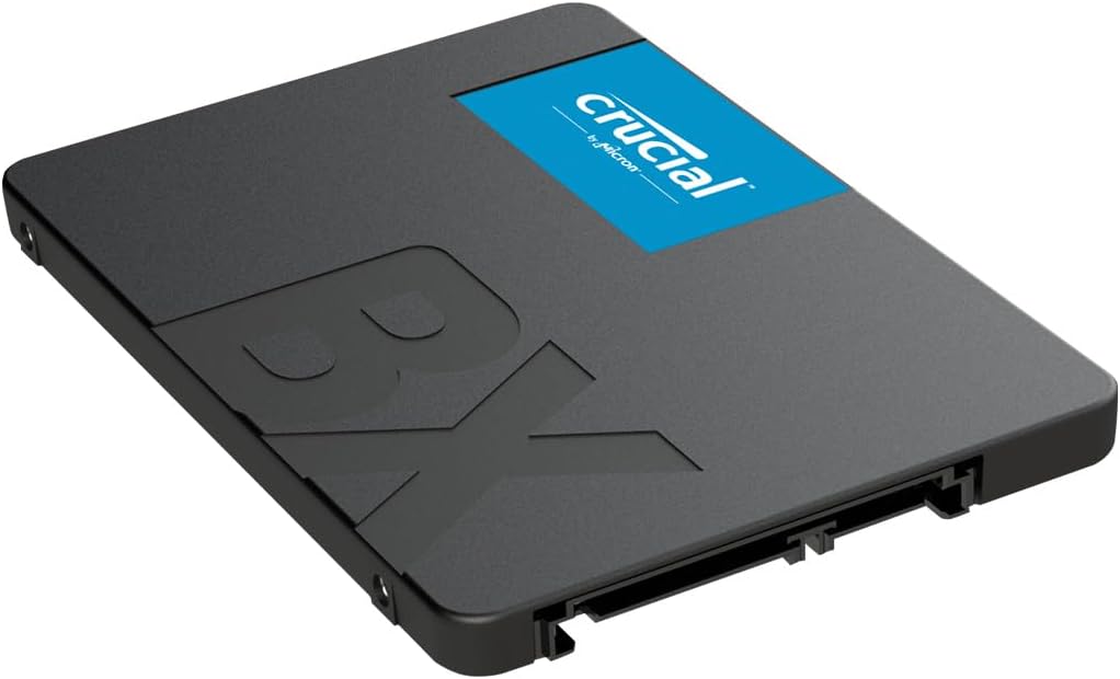 Crucial SSD, Compatible avec Ordinateur portable et de Bureau (PC), BX500 540MB, Accélération Dynamique de l'Écriture, 3D NAND