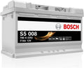Batterie de voiture, 12 V, Bosch, 278 mm, 175 mm, 190 mm, S5008 h-780A