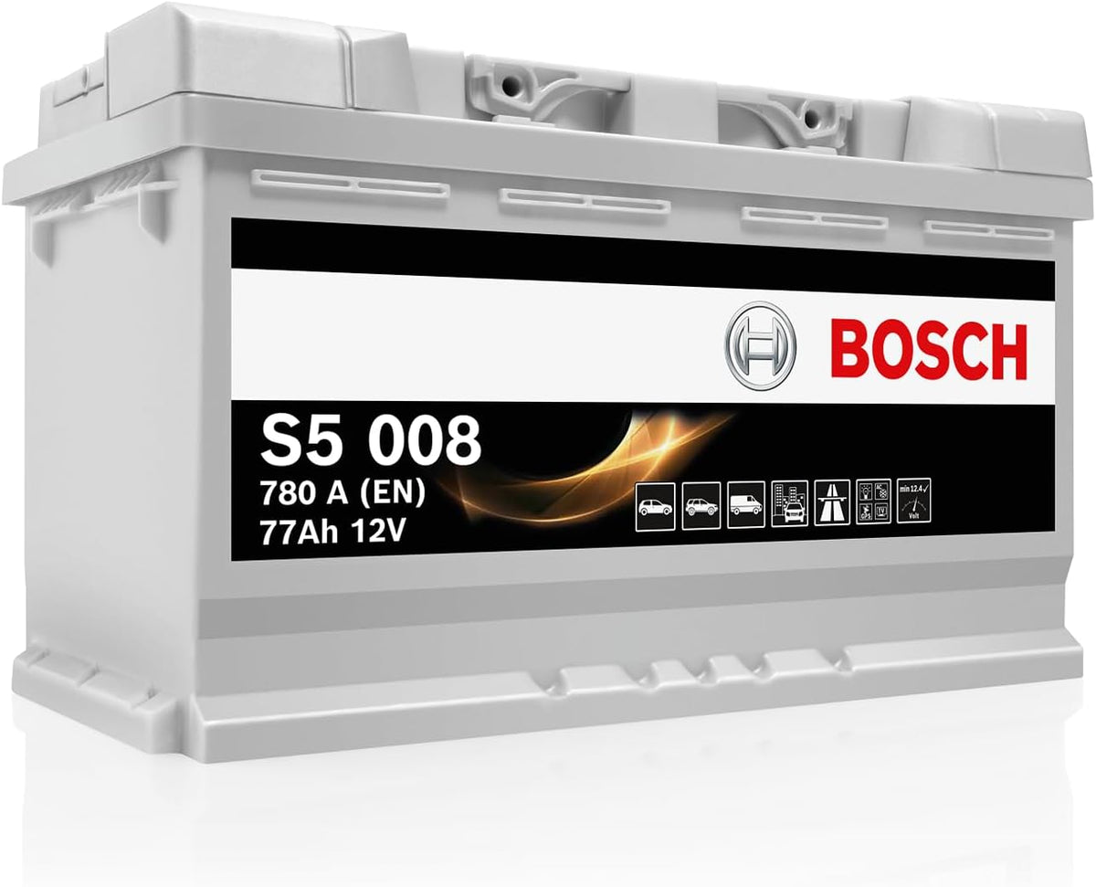 Batterie de voiture, 12 V, Bosch, 278 mm, 175 mm, 190 mm, S5008 h-780A