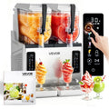 VEVOR Distributeur de boissons, 3 L, pour Granitas Margarita Milk-shake Restaurant Café Bar Maison, 2, 5 L, 5 Programmes