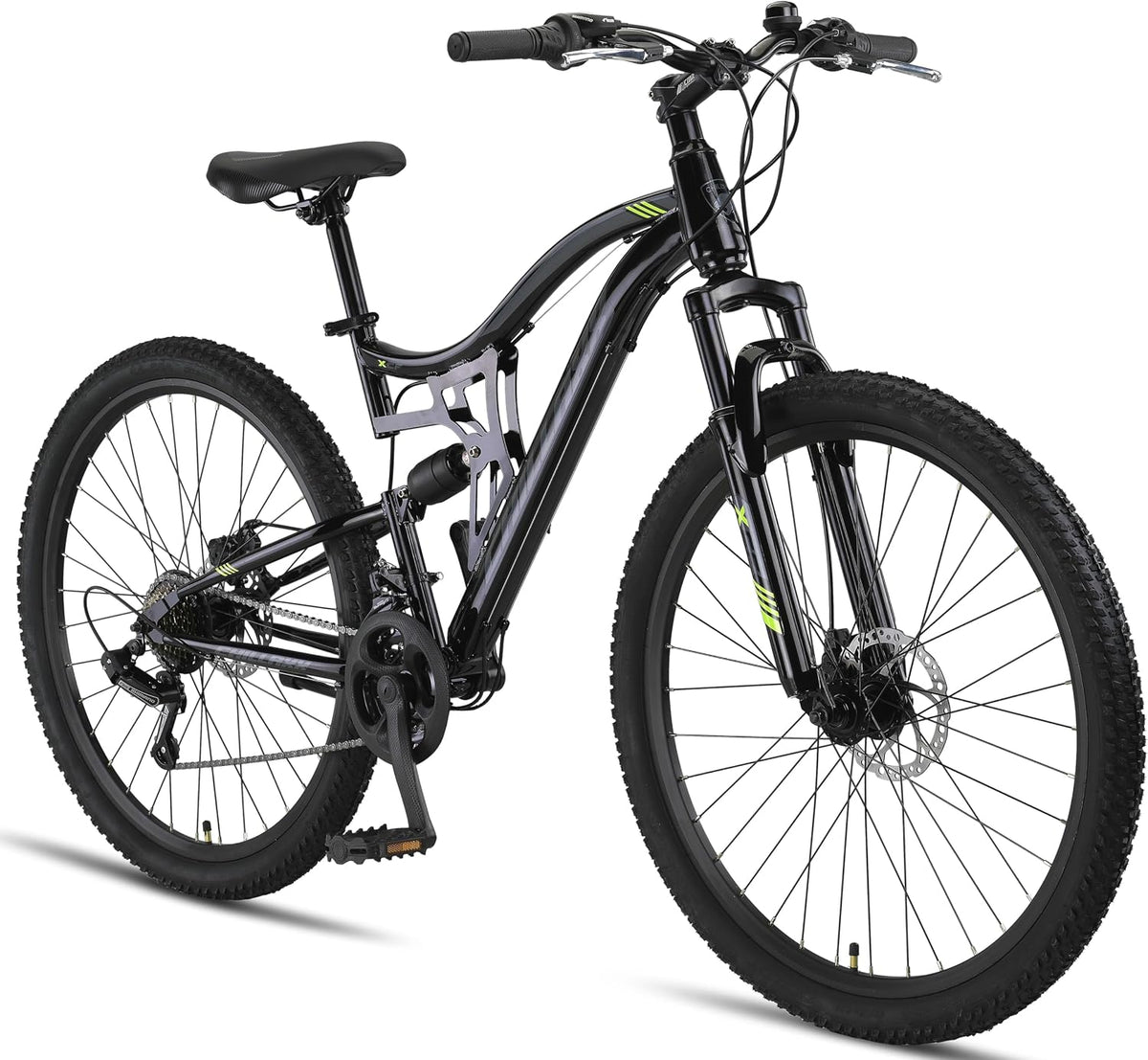VTT femme, 21 vitesses, pour garçons, Chillaxx, dérailleur à 21 vitesses, Falcon VTT de 24, 27, 5 et 29′′, filles, femmes et hommes